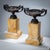 Bronze Tazzas on Siena Marble Pedestals, Set of 2 For Sale - Image 10 of 10