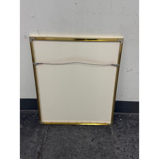 Paint Peggy Clark "Sunflower Twist" Framed Watercolor, Circa 1994 For Sale - Image 7 of 11