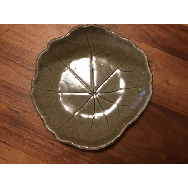 Hand Thrown Ceramic Platters Artist Beth Eagan - Set of 2 For Sale - Image 11 of 11