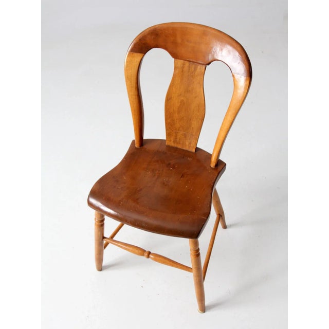 Antique Balloon Back Chair For Sale - Image 4 of 11