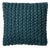 New With Tags 20”x20” West Elm Braided Jersey Pillow Cover Teal For Sale