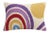 Modern Rainbow And Sun Hook Pillow, 12" x 8" For Sale - Image 3 of 3