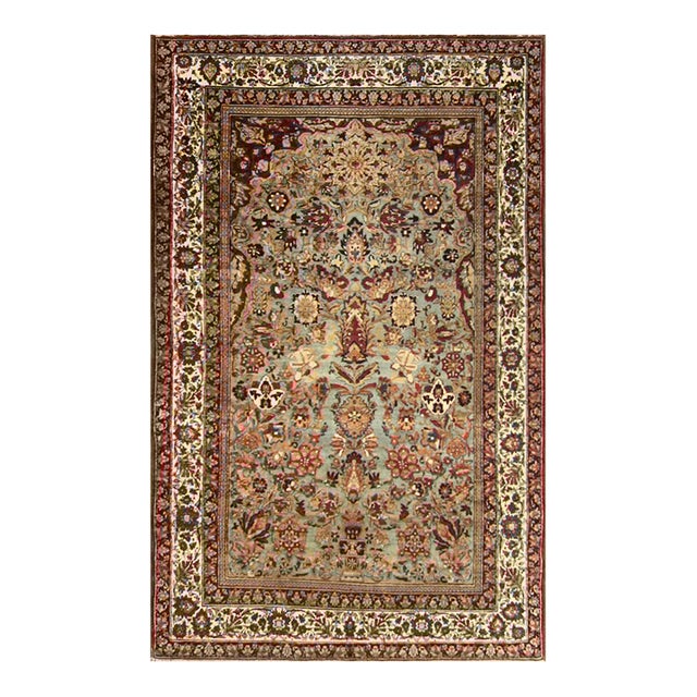 Fine Antique Persian Isfahan Rug, Circa 1880 — 4'4" × 6'11" For Sale