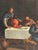 Black 19th C. Italian Oil Painting of Jesus Washing Feet For Sale - Image 8 of 13