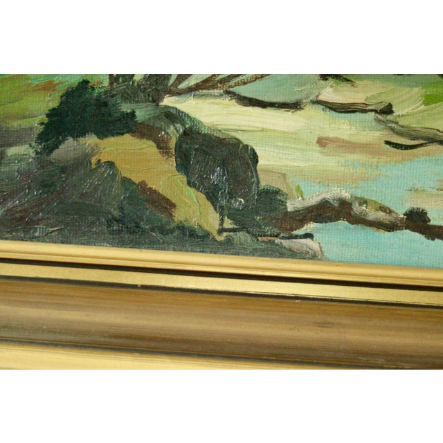 Bertil Landelius, Skåne Landscape, 1960s, Oil on Canvas, Framed For Sale - Image 9 of 11