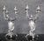 Pair of Signed Christofle Silver Plated Conch Shell Large Scale Candelabra For Sale - Image 12 of 12