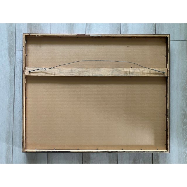 William Hoey Original Mixed Media on Paper, Signed and Framed, Mid 20th Century For Sale - Image 10 of 10