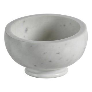 Fulham Tilted Marble Condiment Bowl For Sale