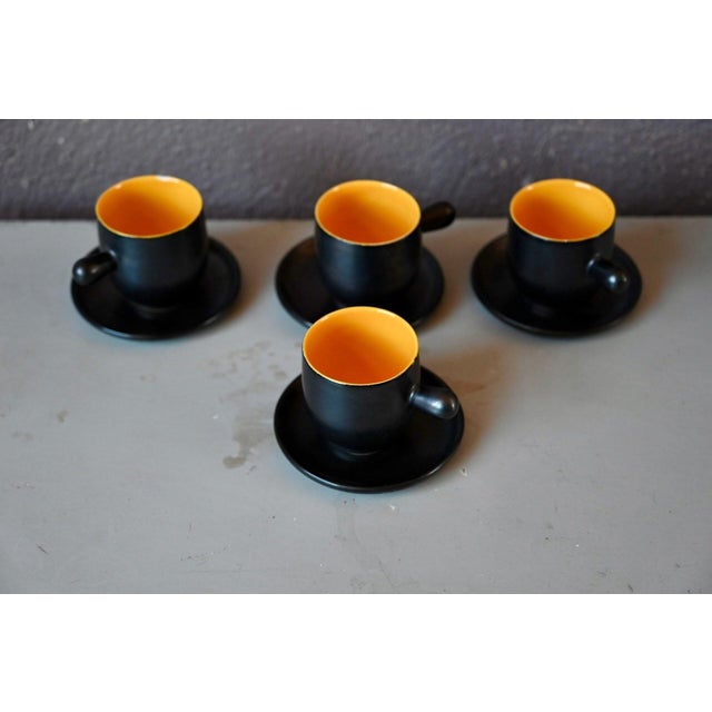 Mid-Century Ceramic Coffee Set, 1950s, Set of 10 For Sale - Image 4 of 10