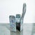 Postmodern Sculptural High-Back Dining Chairs in Abstract Upholstery, Set of 6 For Sale - Image 14 of 15
