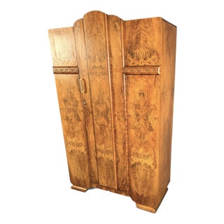 Art Deco Wardrobe, 1930s For Sale