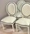 Wood Custom Leather Louis XVI Dining Chairs, Set of 8 For Sale - Image 7 of 11