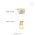 Luxury Multi-Row Diamond Open Cigar Cocktail Ring Size 4 in 14k Yellow Gold For Sale - Image 10 of 15