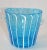 Vintage Venini Murano Light Blue White & Clear Wine Cooler Ice Bucket Italy 1970 For Sale - Image 12 of 13
