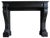 19th Century French Napoleonic Black Marble Fireplace For Sale