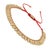 Contemporary Fish Scale Red & Gold Cord Bracelet For Sale - Image 3 of 6