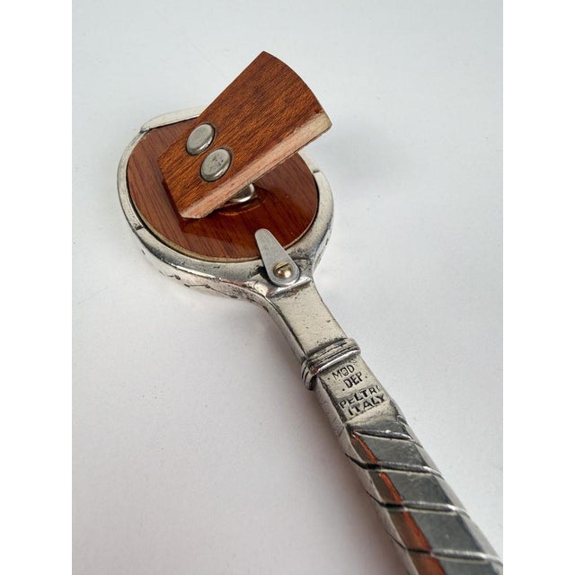 Mid-Century Italian Tennis Racket Picture Frame in Silver-Plated Pewter, 1970s For Sale - Image 15 of 17
