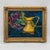 Textile Original Signed Floral Still Life Painting on Canvas Framed For Sale - Image 7 of 10