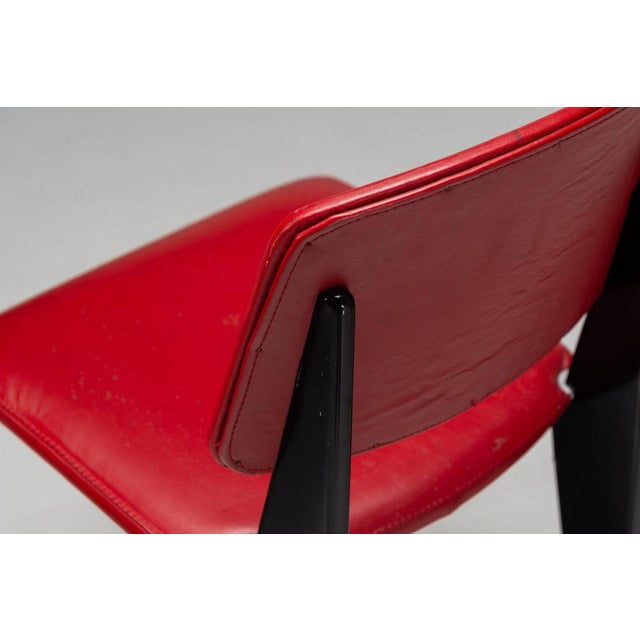 Model 306 Métropole Standard Chair by Jean Prouvé, France, 1951 For Sale - Image 13 of 18