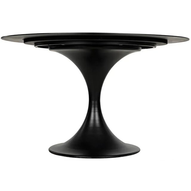 Contemporary Herno Table, 48", Metal For Sale - Image 3 of 7