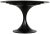 Contemporary NOIR Herno Table, 48", Metal For Sale - Image 3 of 7
