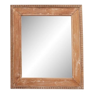 Tall Carved Rustic Mirror Frame For Sale