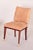 French Art Deco chairs, designed by Jules Leleu. Material: Mahogany Completely restored, surface made by piano lacquers to...