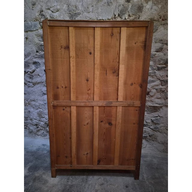 Vintage Art Deco French Beech Display Cabinet with Glass Door, 1930 For Sale - Image 15 of 16