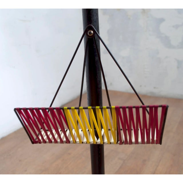 Mid-Century Murano Glass and Teak Floor Lamp from Vistosi, 1950s For Sale - Image 10 of 13