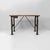 Italian industrial wooden and cast iron console, 1800s Industrial-style console table with a rectangular solid wood top...