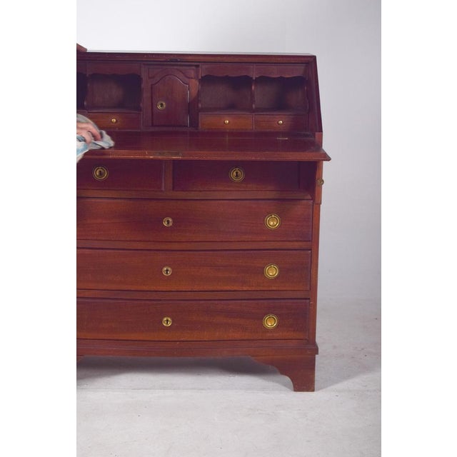 Antique Paper Chest of Drawers in Mahogany, 1890s For Sale - Image 4 of 13