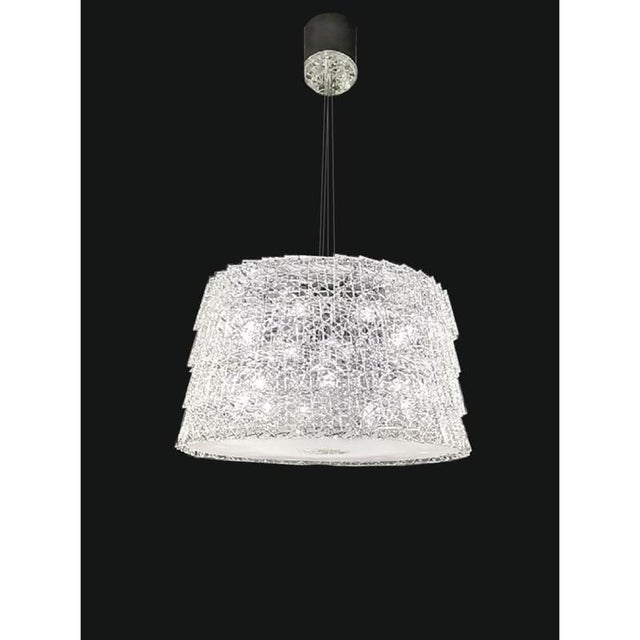 Contemporary Collection Regina Di Ghiaccio Chandelier in Metal and Crystal by Jago For Sale - Image 3 of 7