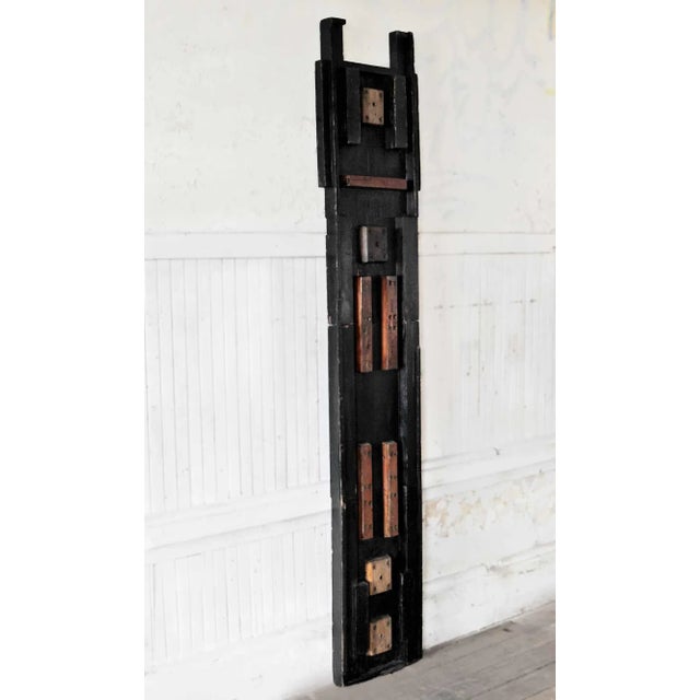 Sculptural Mold - Vintage Kiosk Industrial Wooden Mold For Sale In Providence - Image 6 of 7