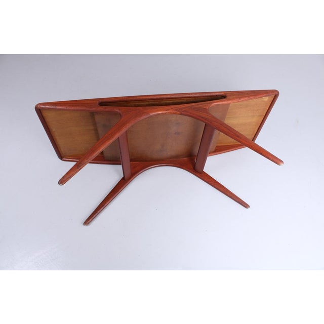 Smile Coffee Table in Teak by Johannes Andersen for CFC Silkeborg, 1950s For Sale - Image 12 of 18
