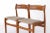 Set of Vintage Danish Chairs in Walnut, 1960s For Sale - Image 3 of 8