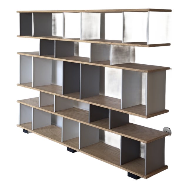 French Modernist Shelving Unit For Sale