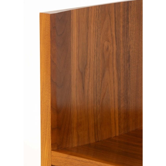 Zach Hadlock Platform Walnut Dining Chairs, 5 For Sale - Image 9 of 12
