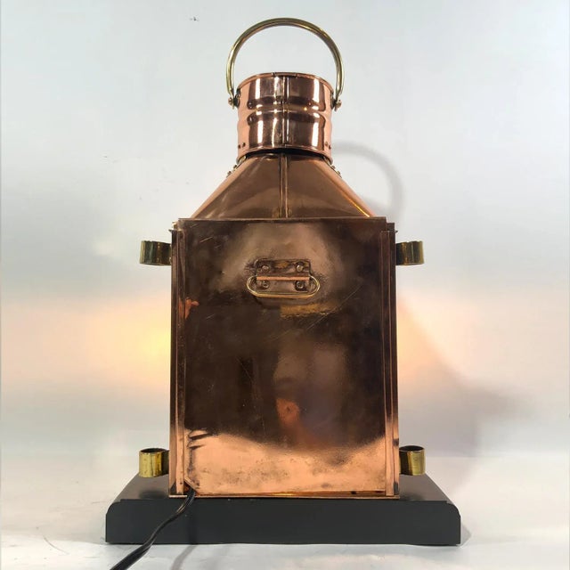 Early 20th Century English Polished Ships Masthead Lantern For Sale - Image 5 of 8