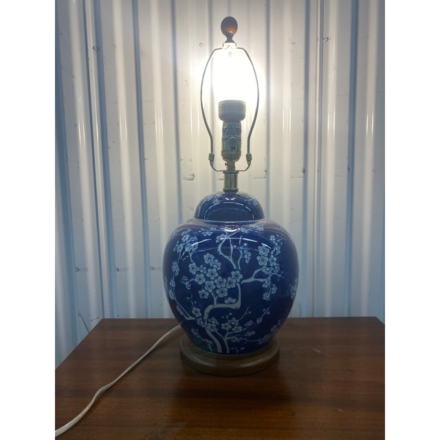Asian Blue Ralph Lauren table Lamp For Sale - Image 11 of 12