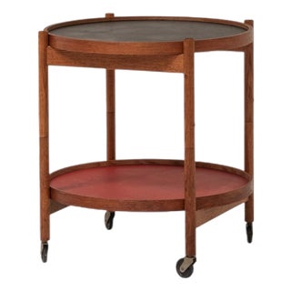 Danish Modern Teak Serving Trolley by Hans Bølling, 1960s For Sale