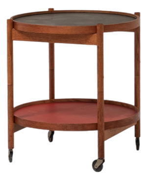 Danish Modern Teak Serving Trolley by Hans Bølling, 1960s