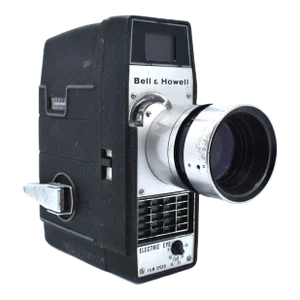 Mid 20th Century Bell & Howell Electric Eye 8 Mm Roll Film Movie Camera Usa