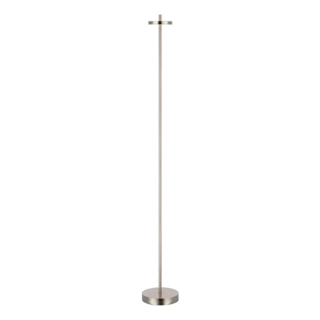 Kelly Wearstler by Visual Comfort Signature Sene 50" Rechargeable Floor Lamp in Museum Nickel For Sale