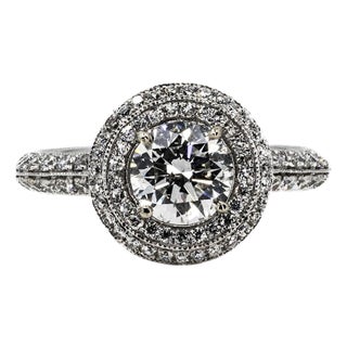 Late 20th Century 1.01 F I1 RB GIA Ring, Size 5 For Sale