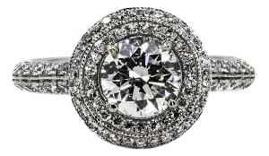 Late 20th Century 1.01 F I1 RB GIA Ring, Size 5