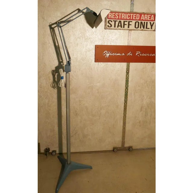 Mid-Century Naska Loris Neon Floor Lamps with Stems and Clasps by Jac Jacobsen for Fontana Arte, Set of 2 For Sale - Image 16 of 16