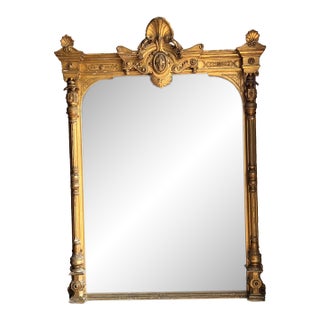 Exceptional Monumental Victorian Renaissance Revival Pier Mirror, Circa 1870–1885 For Sale