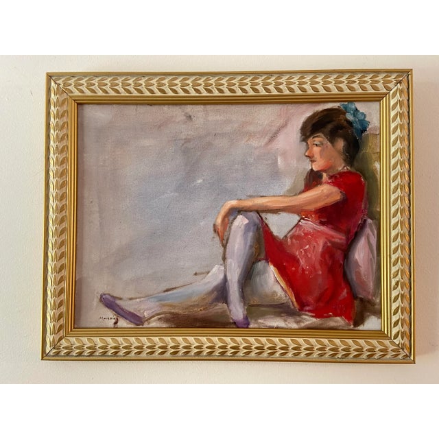 Original Figurative Oil Painting of Millennial Woman in Mini Dress by Marina Movshina For Sale In Saint Louis - Image 6 of 9