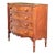 Vintage Regency Bow Front English Mahogany Chest of Drawers For Sale