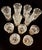 Transparent Mid 20th Century Indiana Glass Colony Whitehall Cubist Glasses - Set of 11 For Sale - Image 8 of 12